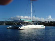 Fountaine Pajot Taïti 75 : At anchor in Martinique 